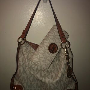 Michael Kors hobo bag, wallet and wristlet